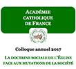 16 décembre 2017 : Colloque sur la doctrine sociale de l'Église face aux mutations de la société 