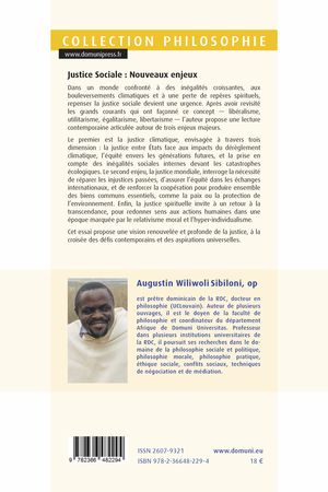 Justice sociale : Nouveaux enjeux