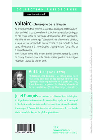 Voltaire, philosophe de la religion